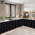 Kitchen Sink Curtain with Non-Ring Design 70x150cm