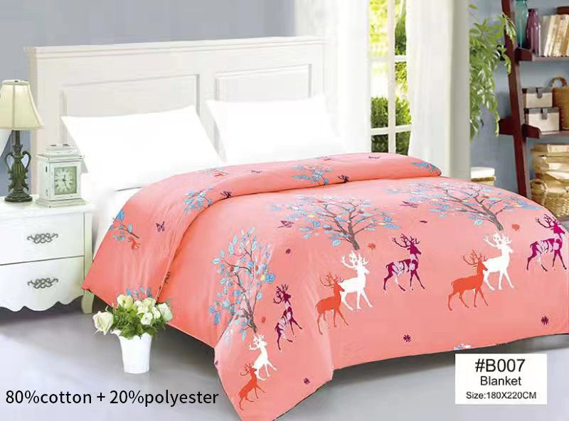 Blanket Light Luxury KING SIZE Blankets Quilt Duvet for Bed Sheets Bedding Cover 180X220cm