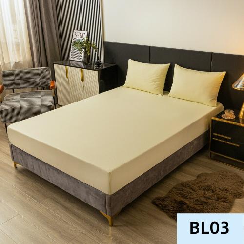 3 in 1 Bedsheet Set Single Size  1x flat sheet , 2x pillow case