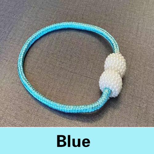 1PCS Magnetic Curtain Pearl Ball Curtain Tiebacks Tiebacks Clips Decorative Rope Hold Back Tie Curtain Decoration