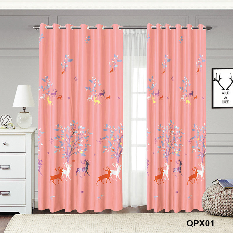 HTC 130X200cm Window Curtains With 6 Rings Curtain For Livingroom Ring For Curtains 24 Colors 1Pcs Curtains For Window COD