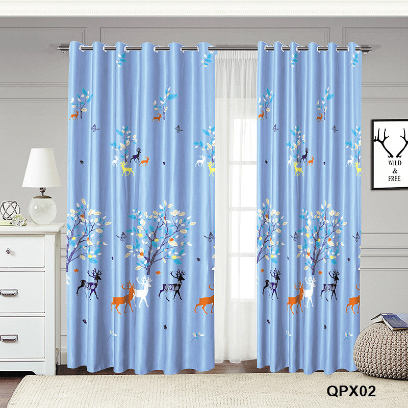 HTC 130X200cm Window Curtains With 6 Rings Curtain For Livingroom Ring For Curtains 24 Colors 1Pcs Curtains For Window COD